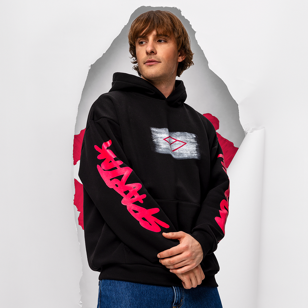 Худи "Black/Pink" черный