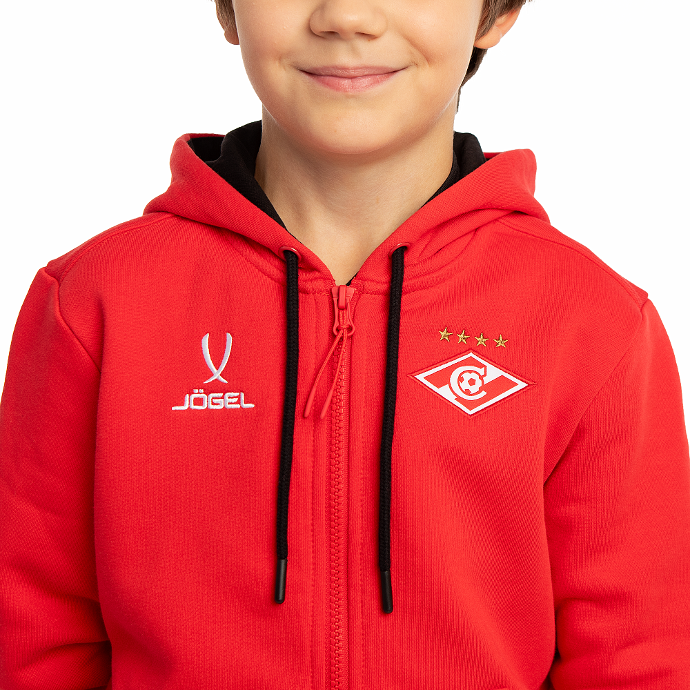Худи детское Jogel ESSENTIAL Spartak Fleece красное 2025-26