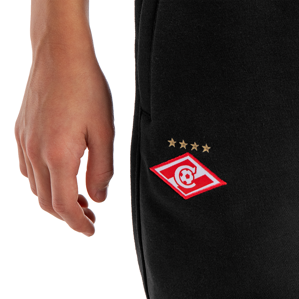 Брюки спорт. детские черные Jogel ESSENTIAL Spartak Fleece