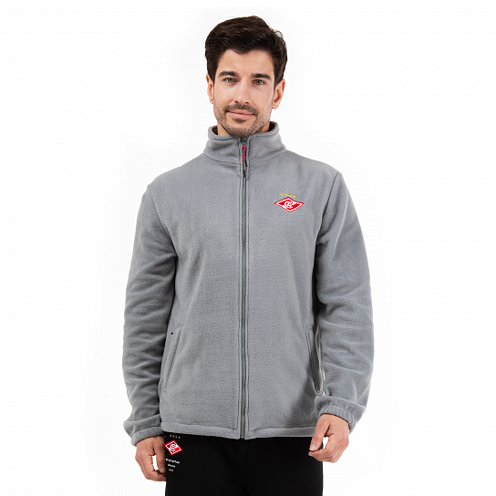 Джемпер флисовый "Спартак" серый