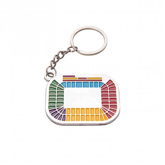 FC Spartak keychain "Rhombus stadium scheme without logo"
