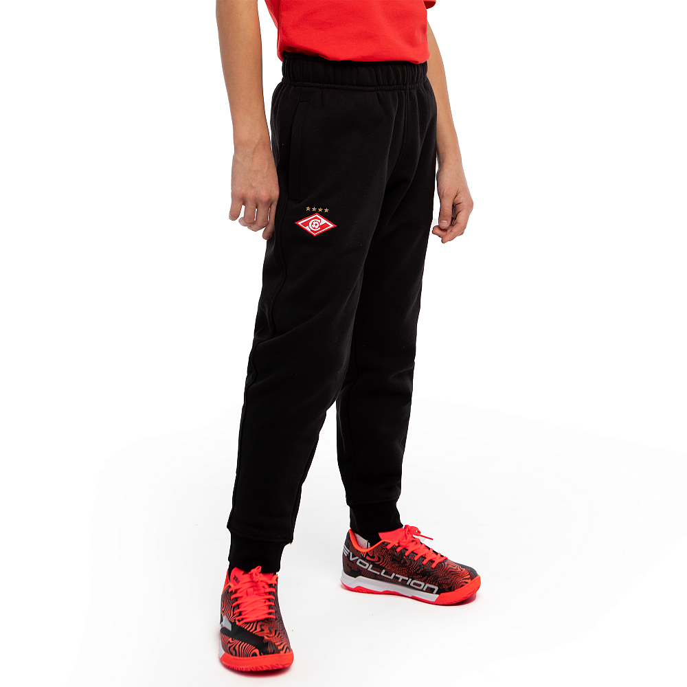 Брюки спорт. детские черные Jogel ESSENTIAL Spartak Fleece