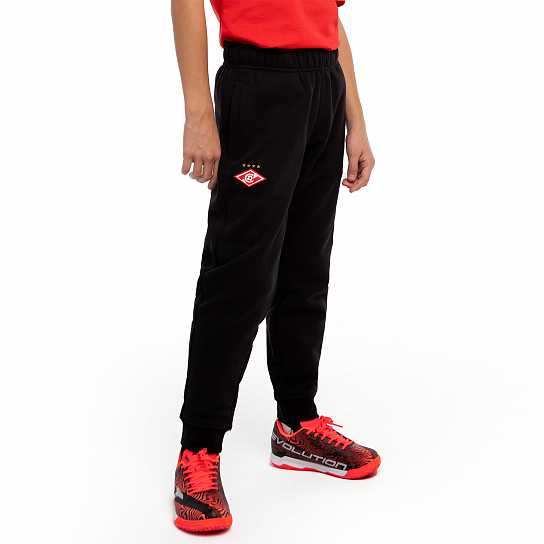 Брюки спорт. детские черные Jogel ESSENTIAL Spartak Fleece