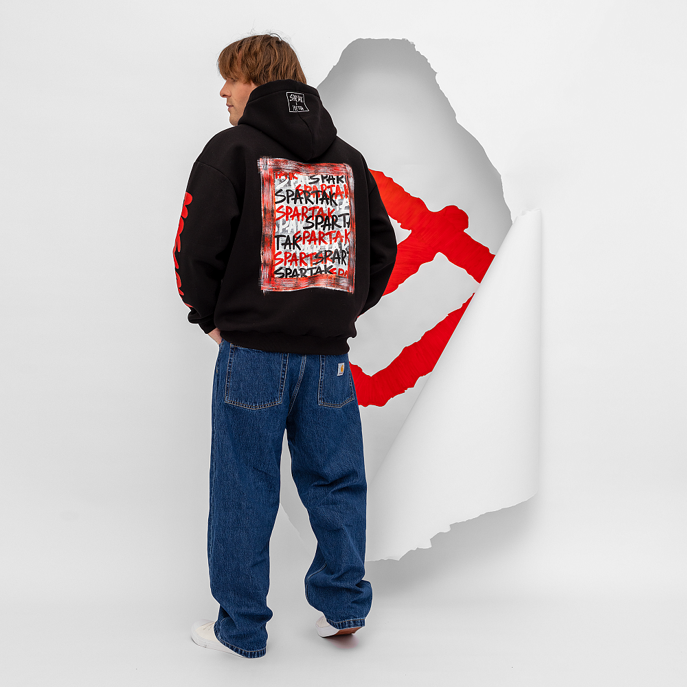 Худи "Black/Red" черный