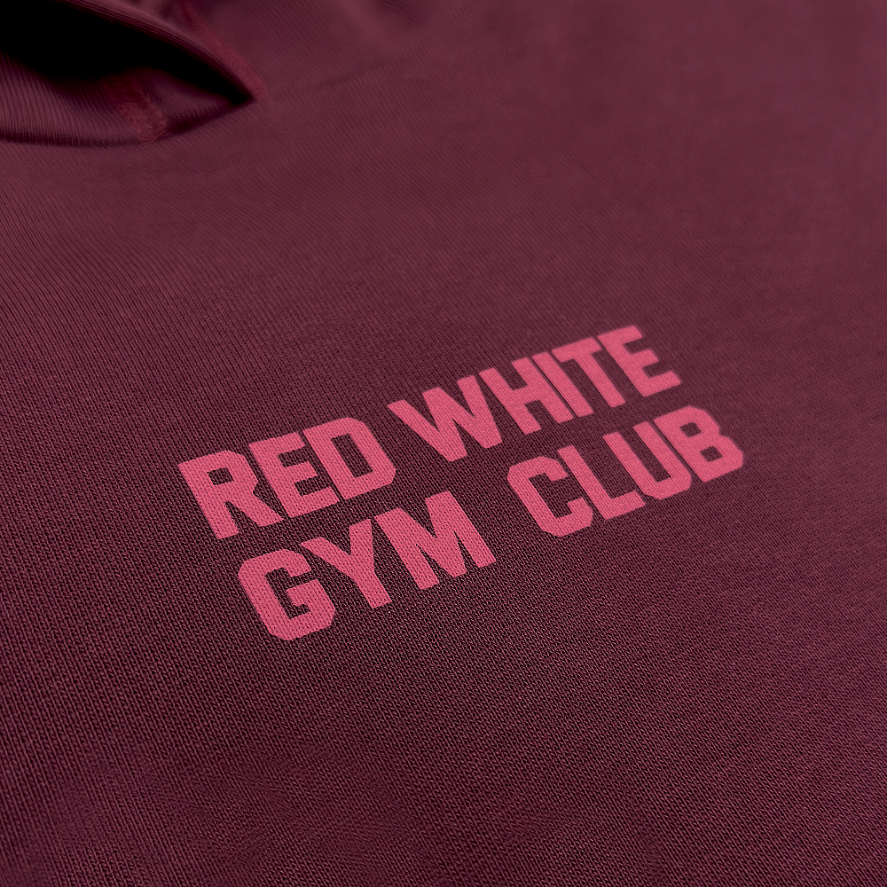 Худи GYM 2.0 бордовый