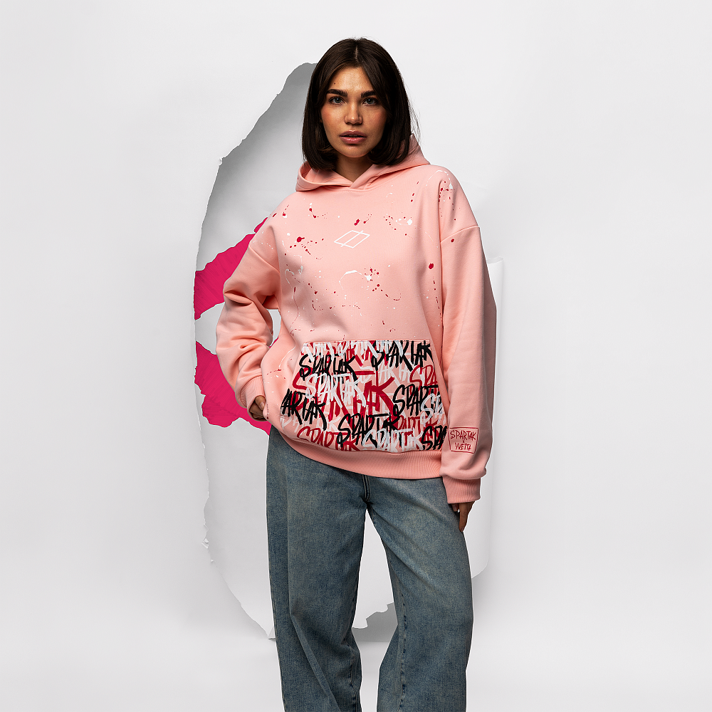 Худи "Spartak" розовый