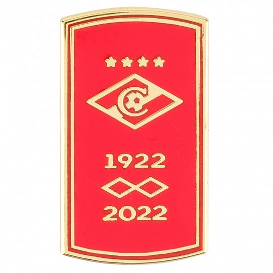 Metal badge. Shield 1922-2022 FCSM