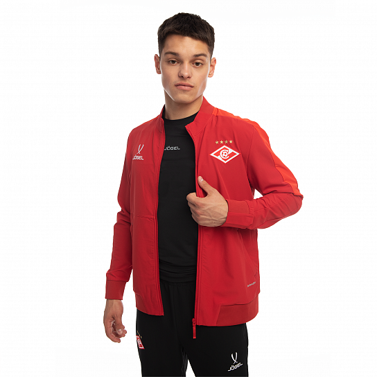 Куртка парадная Jogel PREMIER Spartak красная 2024-25