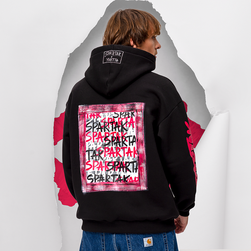 Худи "Black/Pink" черный