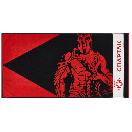 Полотенце банное Спартак "Гладиатор" красно-черное