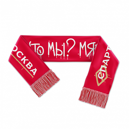 Woven double-sided scarf "Spartak"