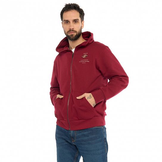 Толстовка ФК Спартак Москва бордо (ATRIBUTIKA & CLUB)