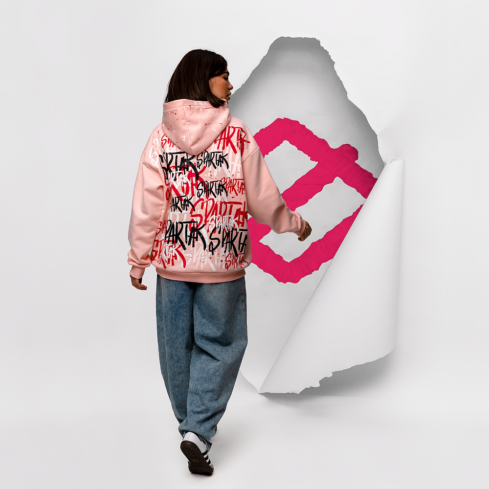 Худи "Spartak" розовый