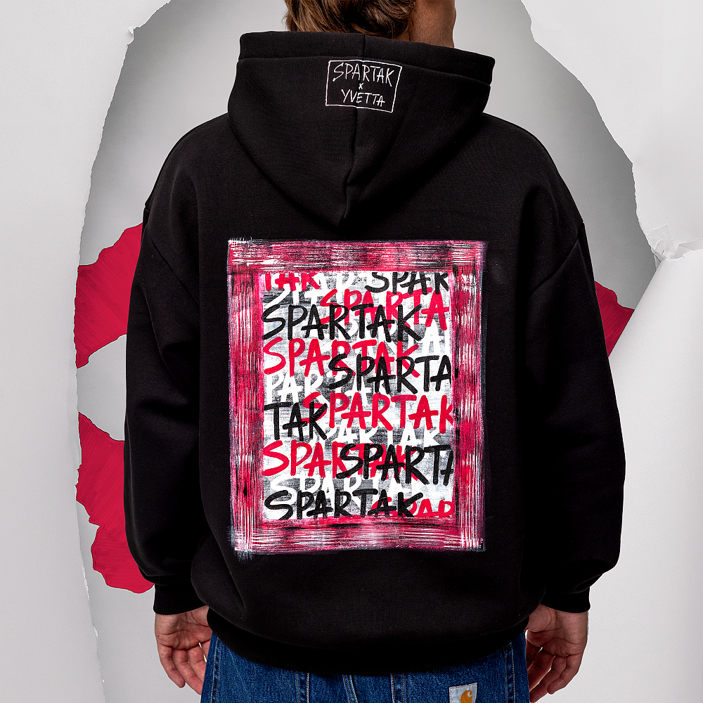 Худи "Black/Pink" черный