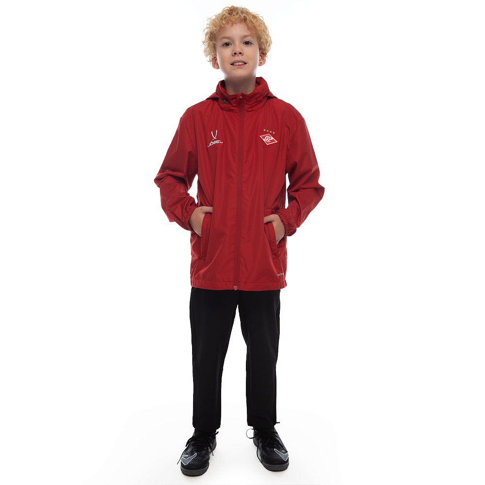Куртка ветрозащитная Jogel DIVISION красная 2024-25