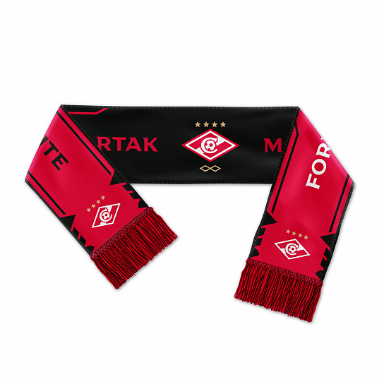 Woven double-sided scarf "Spartak"