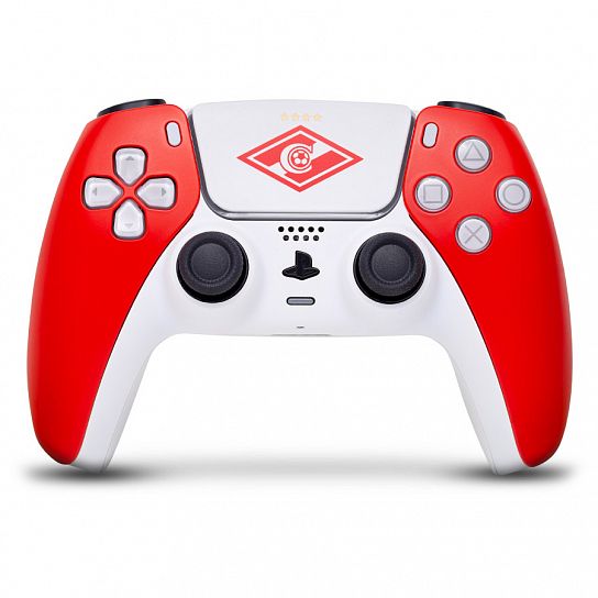 Custom DualSense controller "Spartak Red and White "