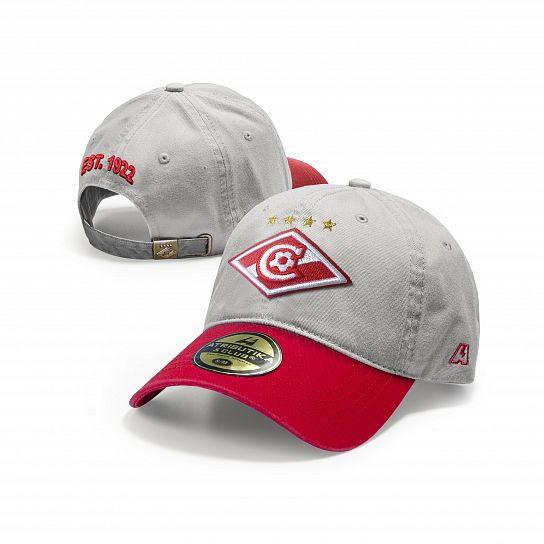 Бейсболка ФК Спартак серая (ATRIBUTIKA & CLUB)