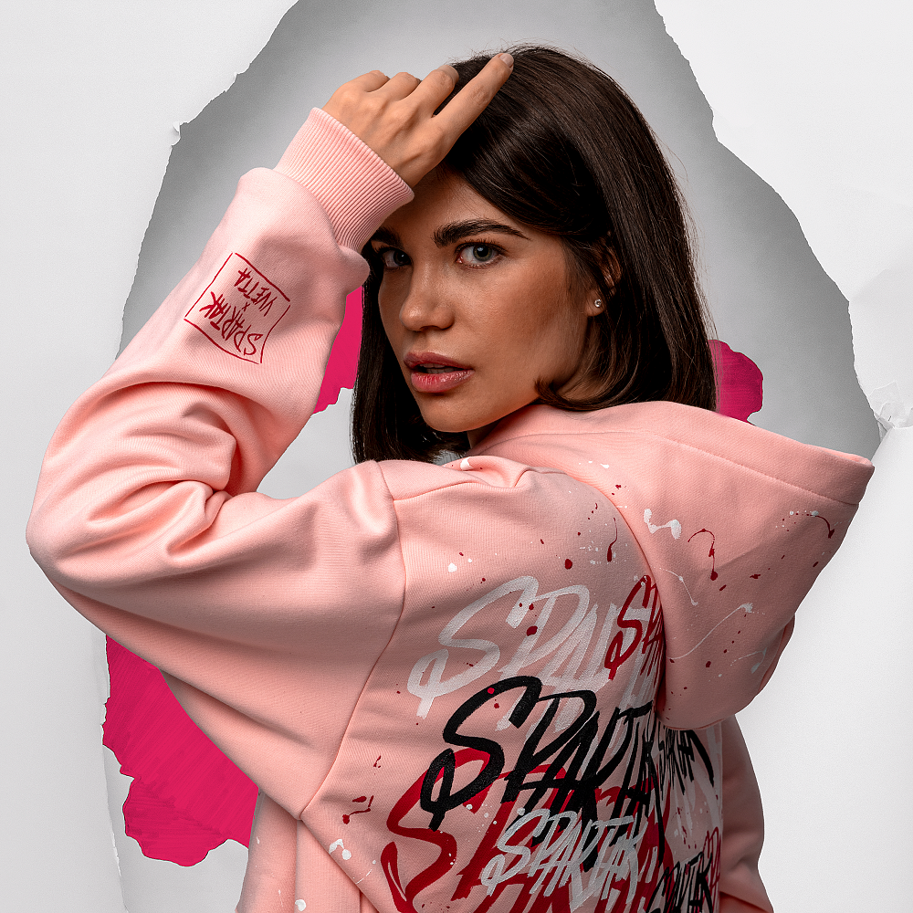 Худи "Spartak" розовый