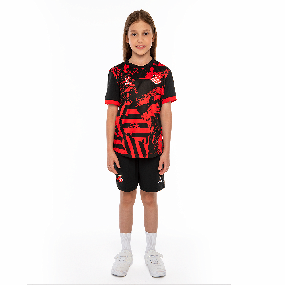 Футболка разминочная детская Jogel 2025-26 красная