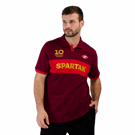 "Legendary No. 10" maroon polo.