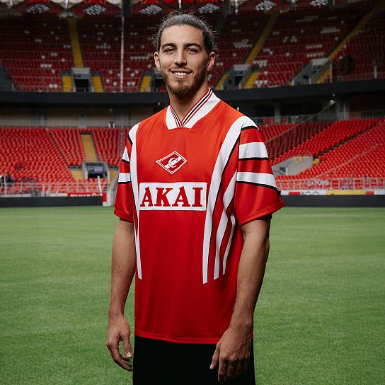 Оверсайз-джерси ФК Спартак ретро красная