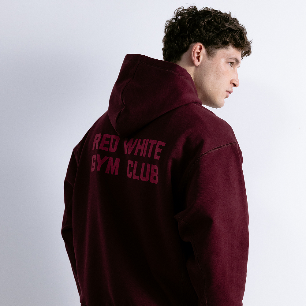 Худи GYM 2.0 бордовый