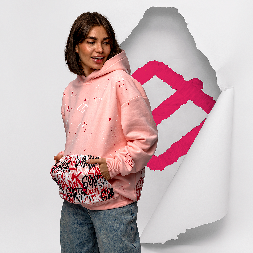 Худи "Spartak" розовый