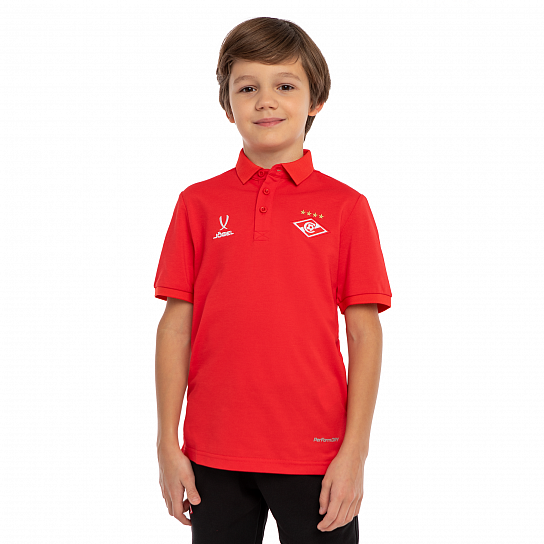Поло детское Jogel PREMIER Spartak красное 2025-26