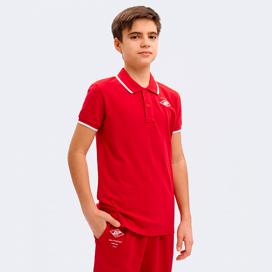 Рубашка - поло детская красн. (ATRIBUTIKA&CLUB)