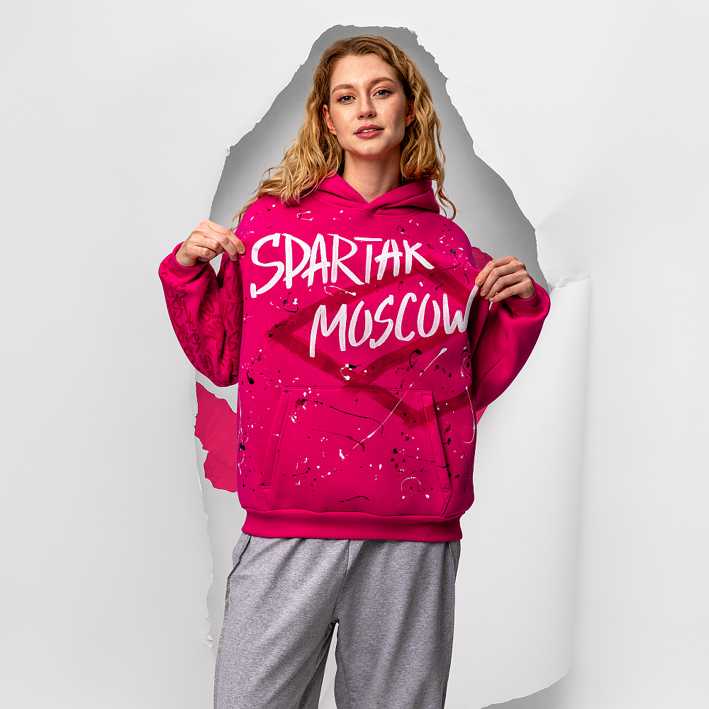 Худи "Spartak" фуксия