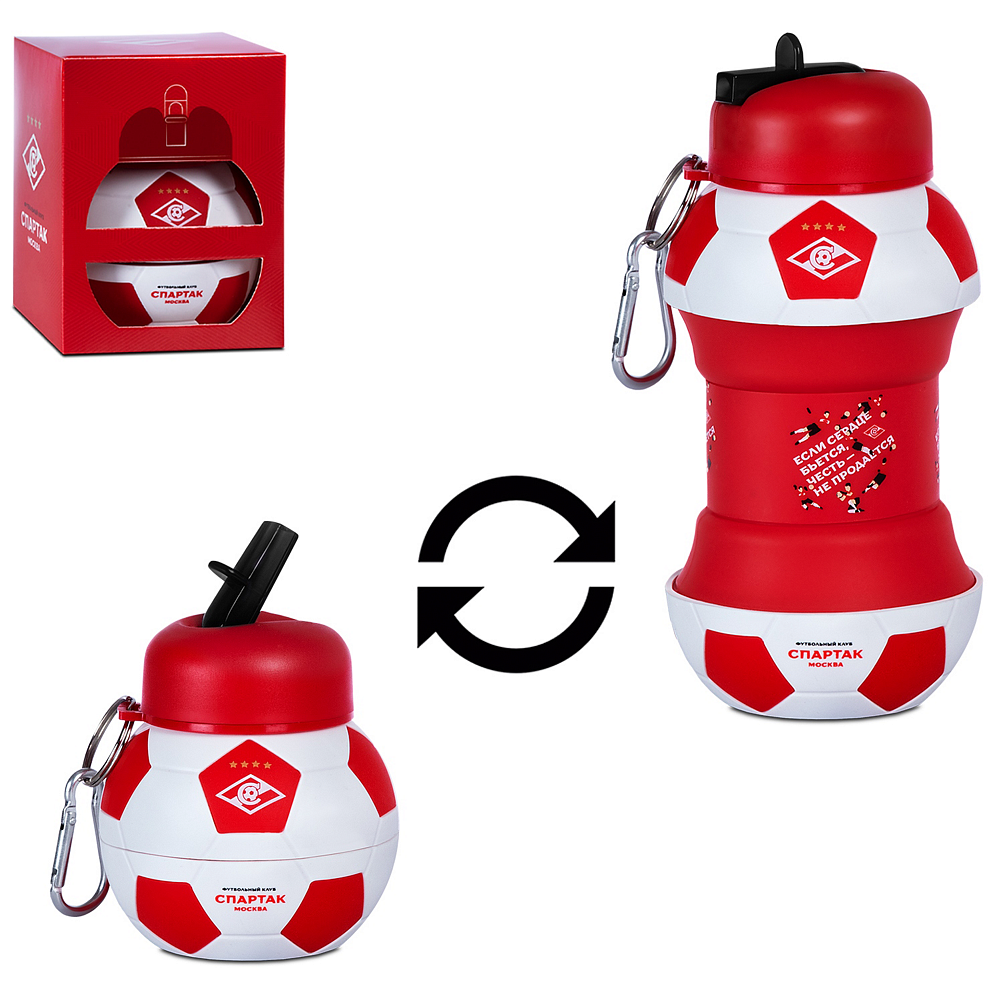 Силиконовая складная фляга ФК Спартак
