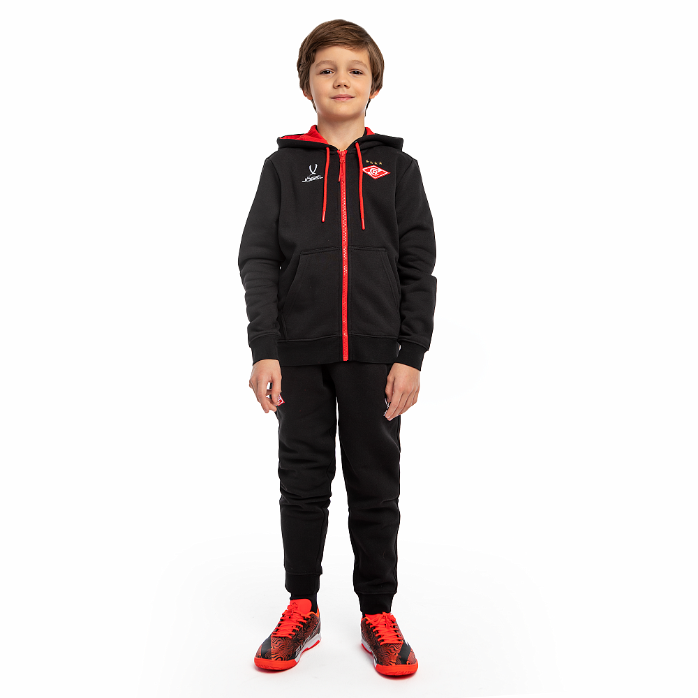Худи детское Jogel ESSENTIAL Spartak Fleece черное 2025-26