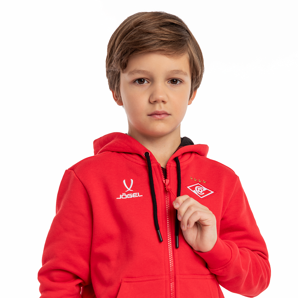 Худи детское Jogel ESSENTIAL Spartak Fleece красное 2025-26