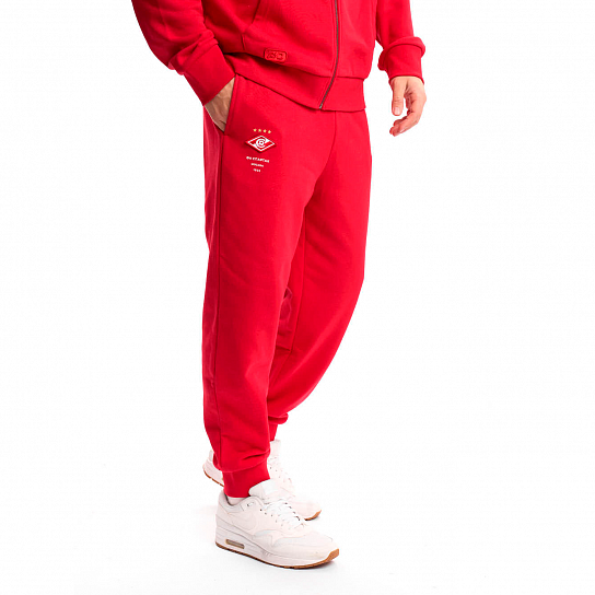 Брюки спортивные ФК Спартак Москва красные 