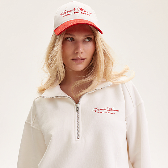 Бейсболка красно-белая FC Spartak Moscow