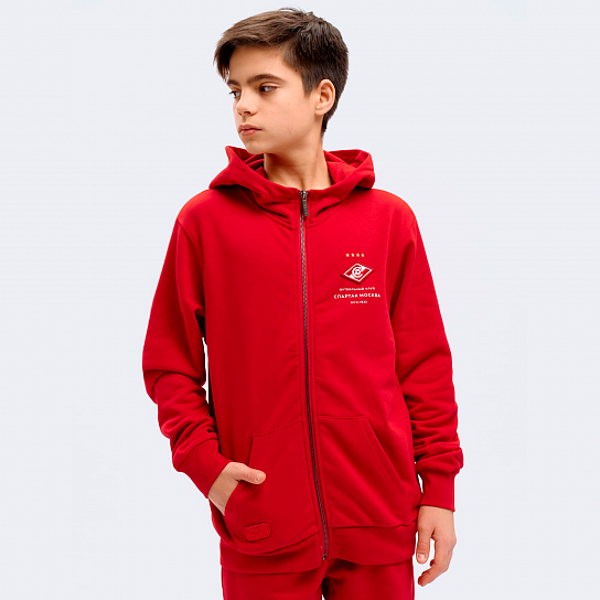 Толстовка детская ФК Спартак, красн., (ТМ ATRIBUTIKA&CLUB)