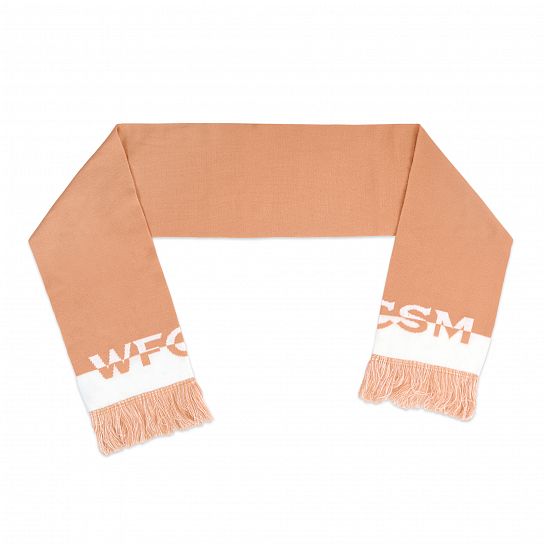 Шарф ЖФК Спартак-Москва WFCSM бежевый