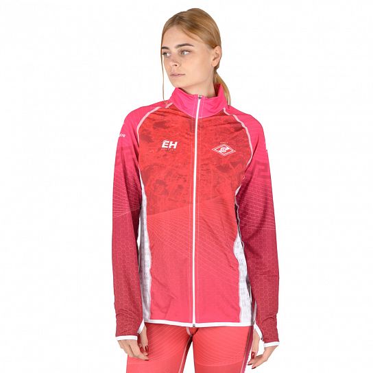 Longsleeve for running with zipper women's "SPARTAK"