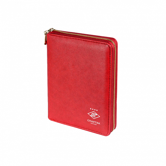 Ежедневник недатированный красный