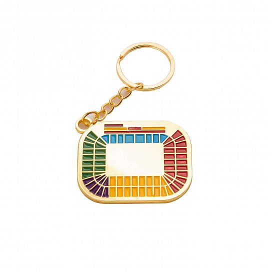 Брелок ФК Спартак "Ромб схема стадиона без логотипа"