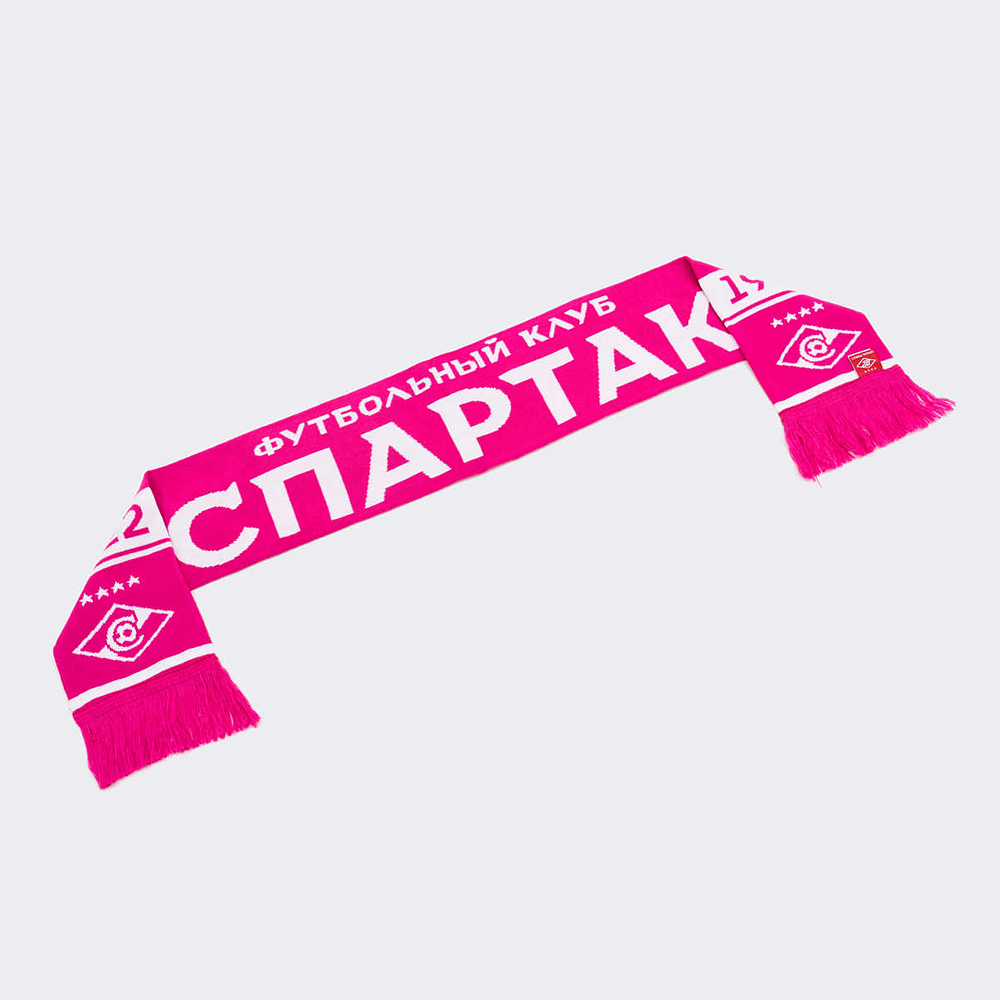 Шарф ФК Спартак розовый ATRIBUTIKA&CLUB