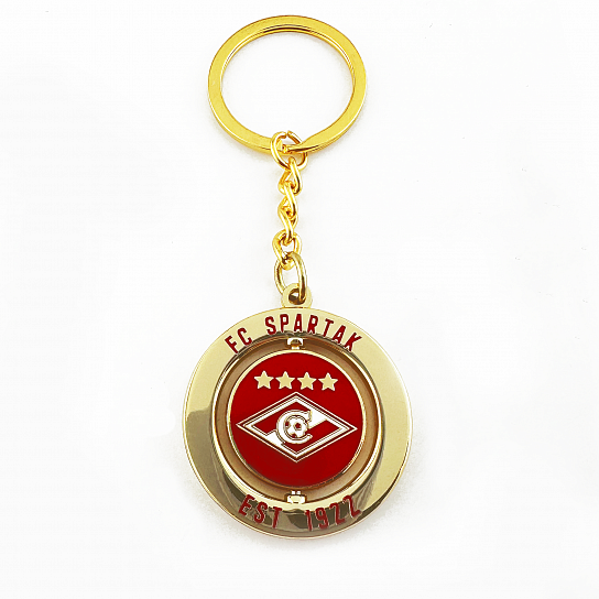 Spartak Moscow FC keychain rotating