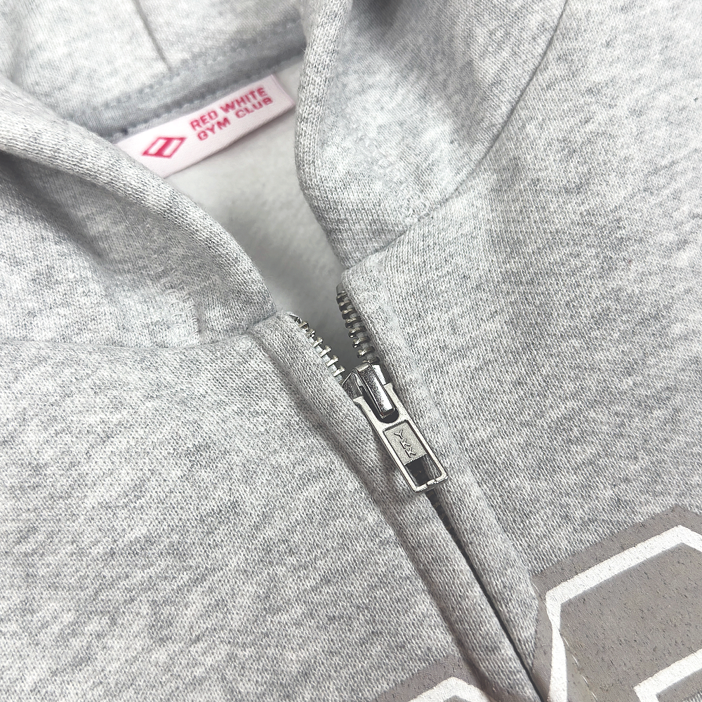 Зип-худи GYM 2.0 серый меланж