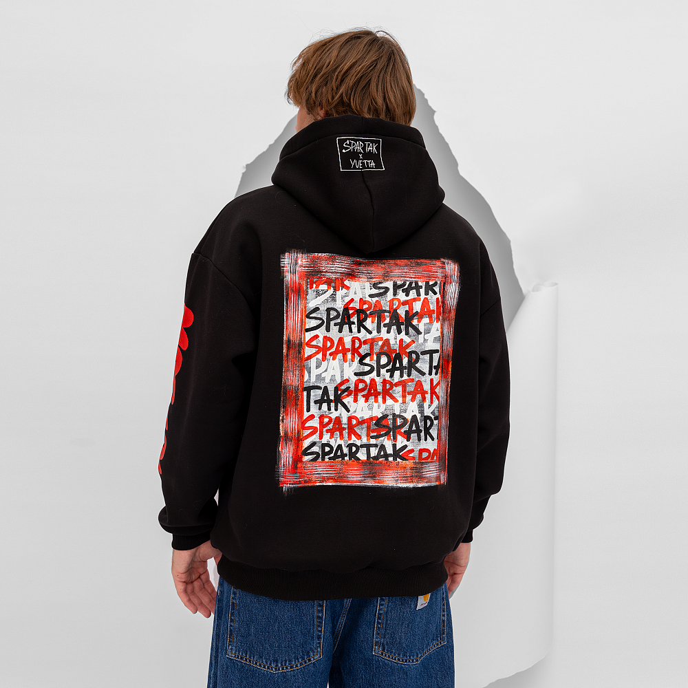 Худи "Black/Red" черный