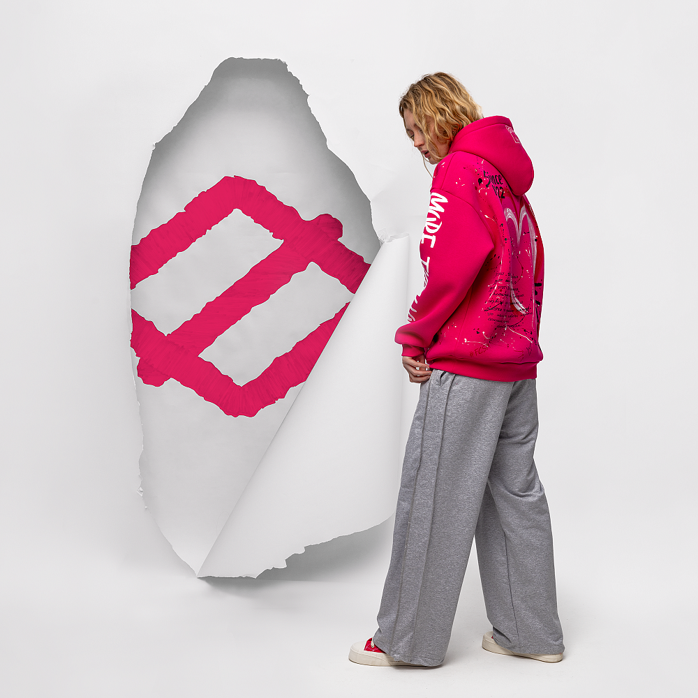 Худи "Spartak" фуксия