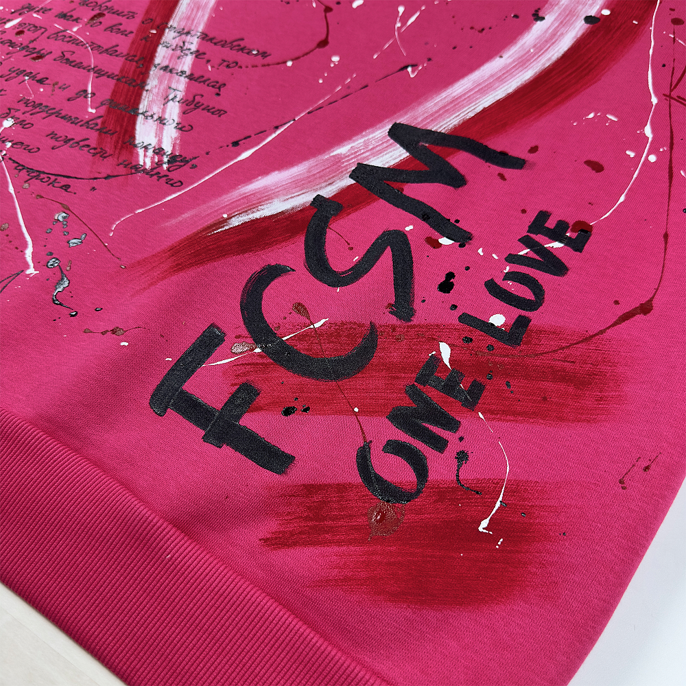 Худи "Spartak" фуксия