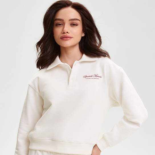 Свитшот поло молочный FC Spartak Moscow