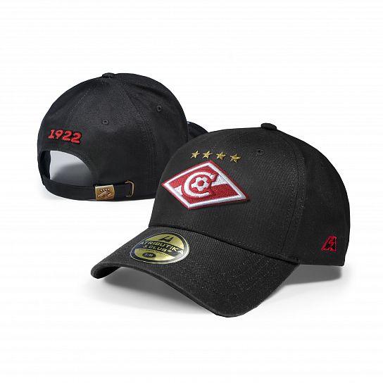 Бейсболка ФК Спартак черная (ATRIBUTIKA & CLUB)