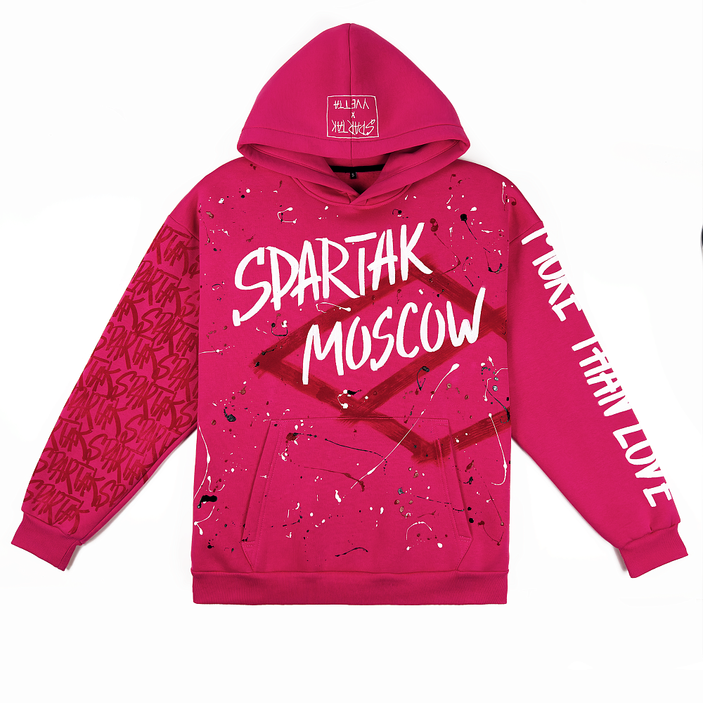 Худи "Spartak" фуксия